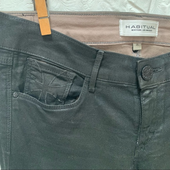 Habitual Grace Coated Skinny Alice Jeans Size 26 - Picture 7 of 12